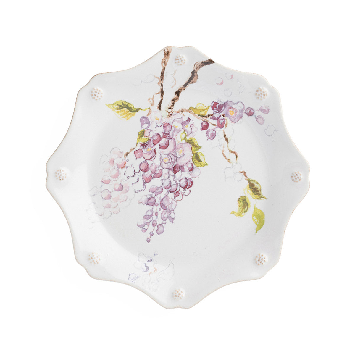 Berry & Thread Floral Sketch Dessert/Salad Plate