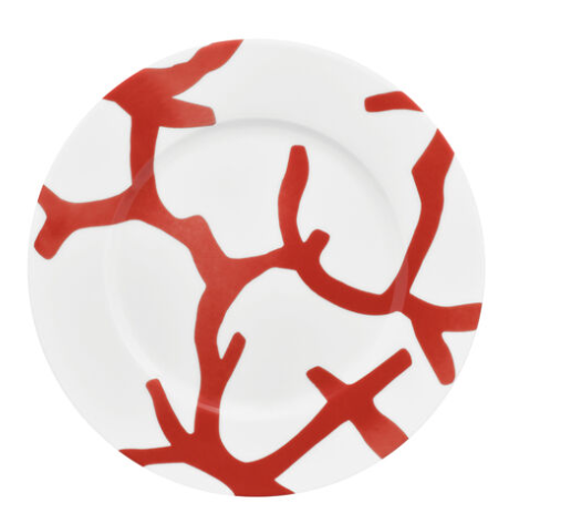 Cristobal Red Dessert Plate