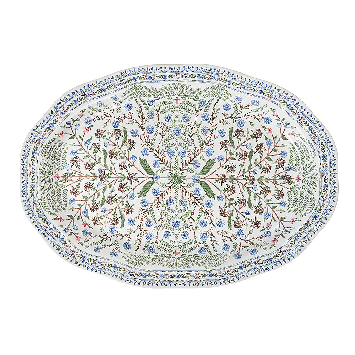 17" Platter - Chambray