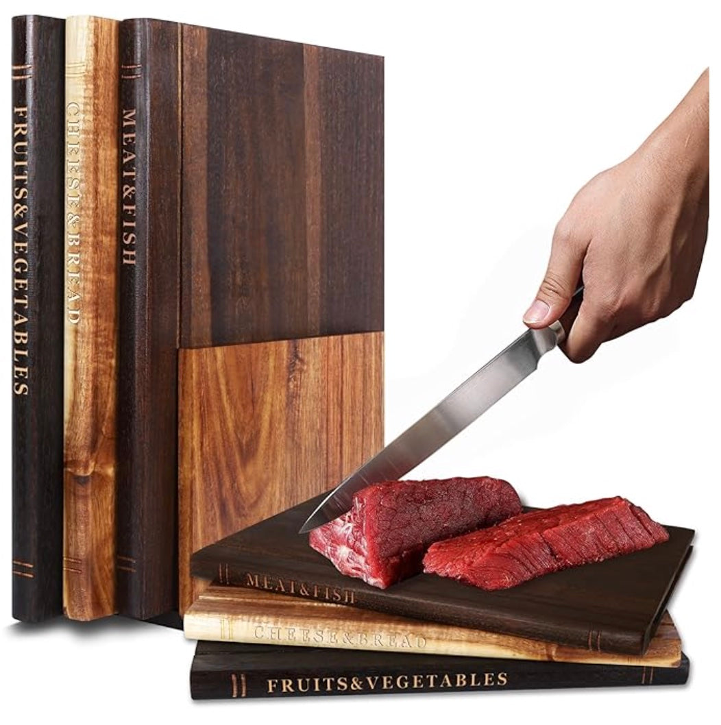 Book Cutting Board Set