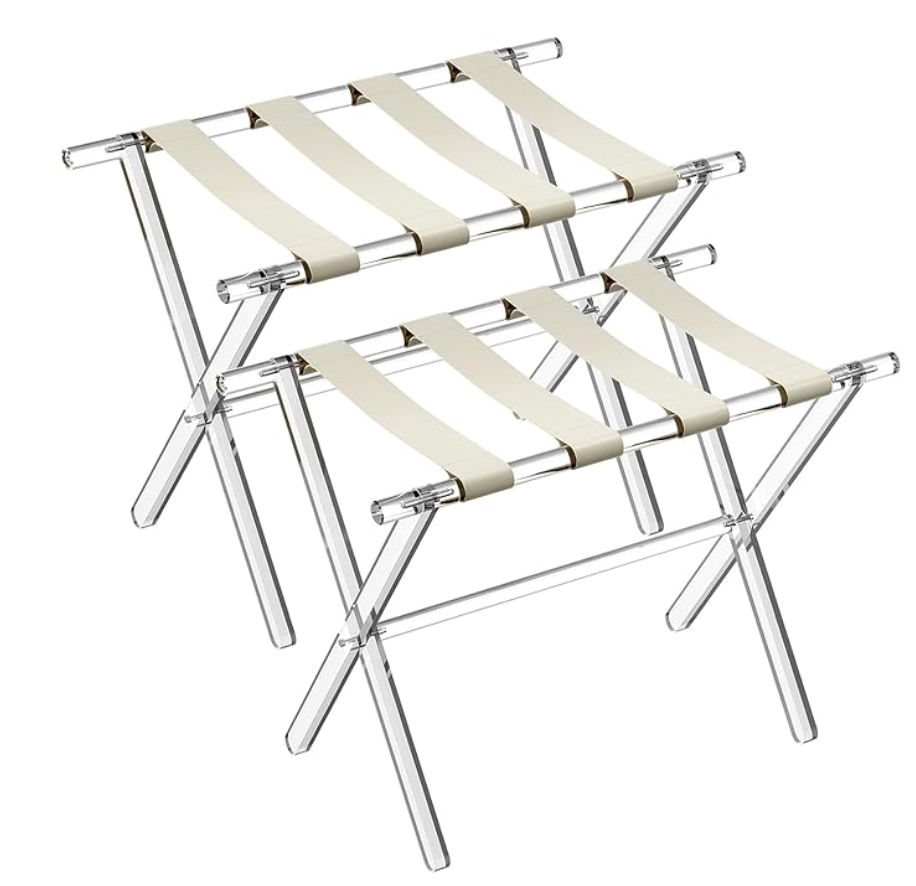 Acrylic Luggage Racks