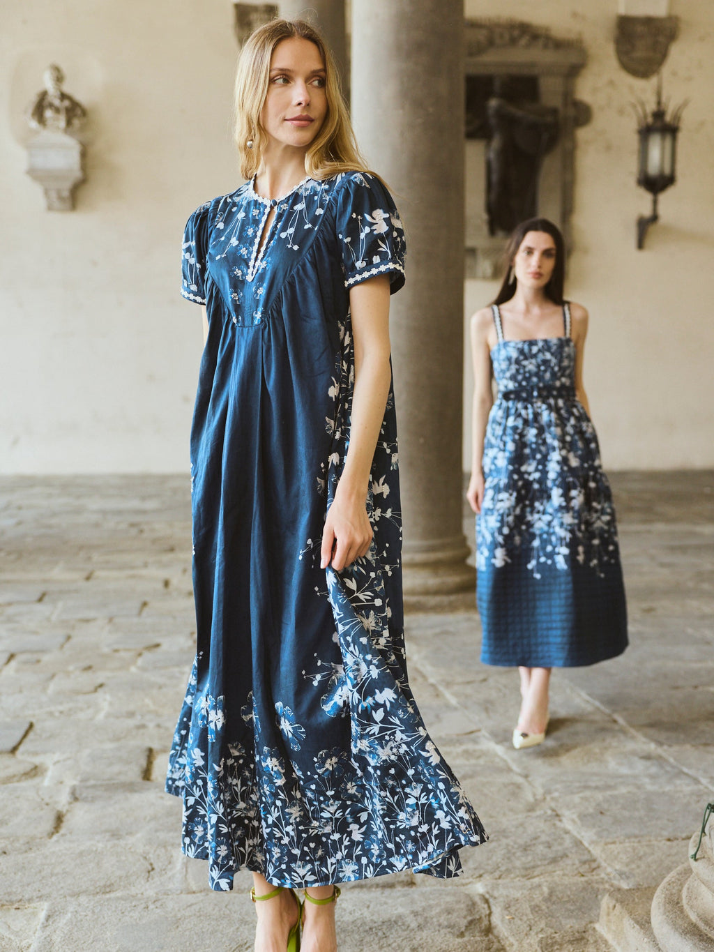 Kelly Dress in Midnight Garden
