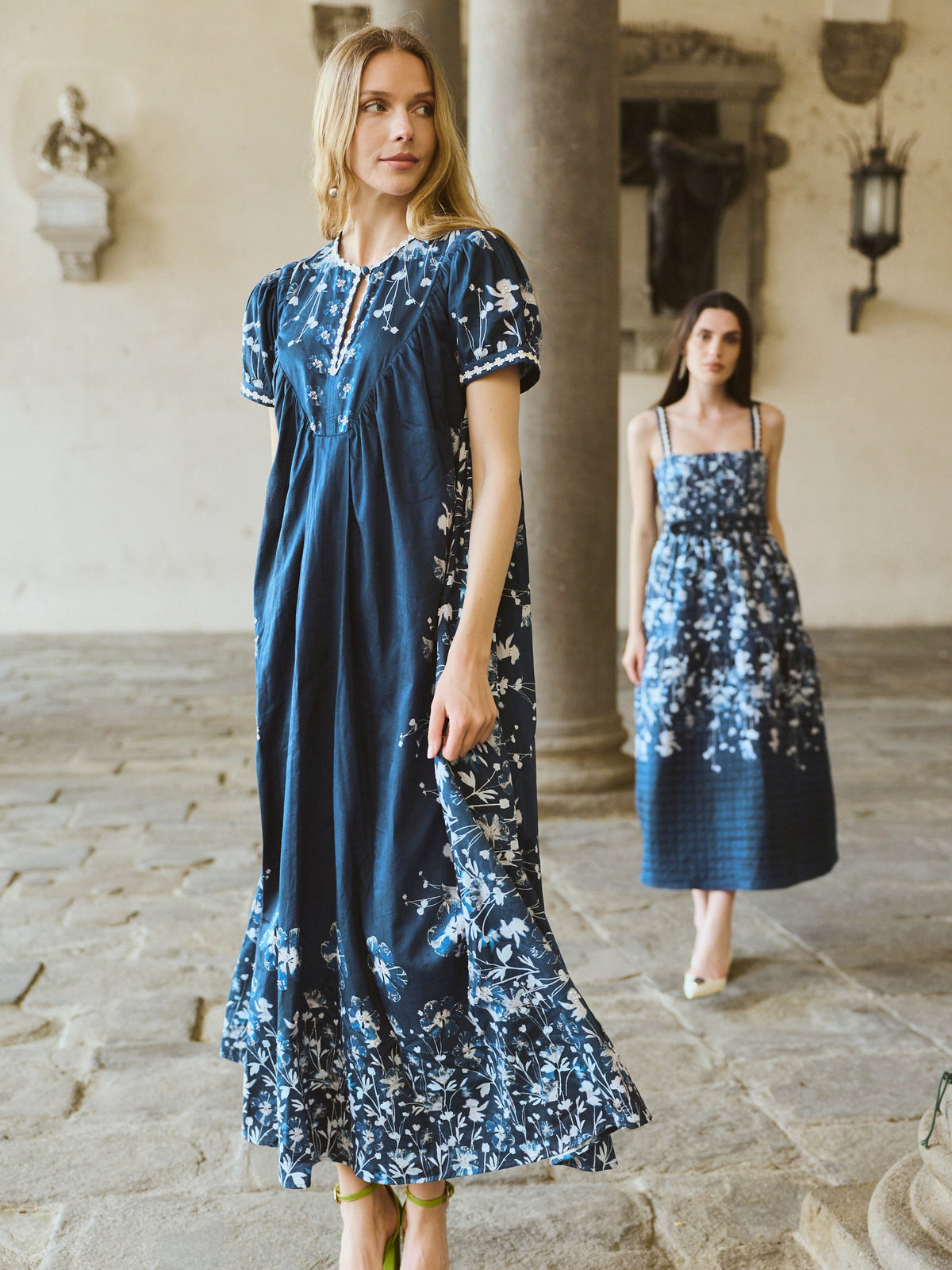 Kelly Dress in Midnight Garden