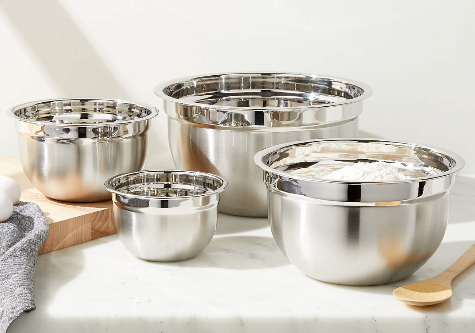4-Piece Stainless Steel Bowls