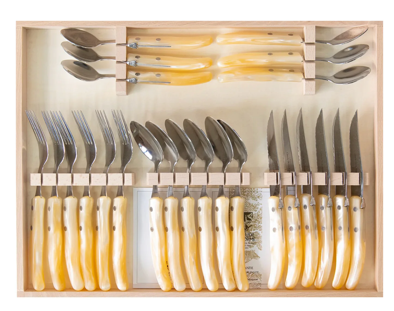 Berlingot 24 Piece Set, from Claude Dozorme