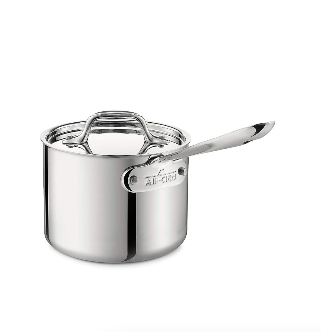 All-Clad ® d3 Stainless Steel 1.5-Qt. Saucepan with Lid