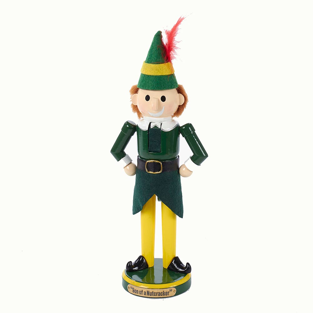 Wooden Buddy the Elf Nutcracker