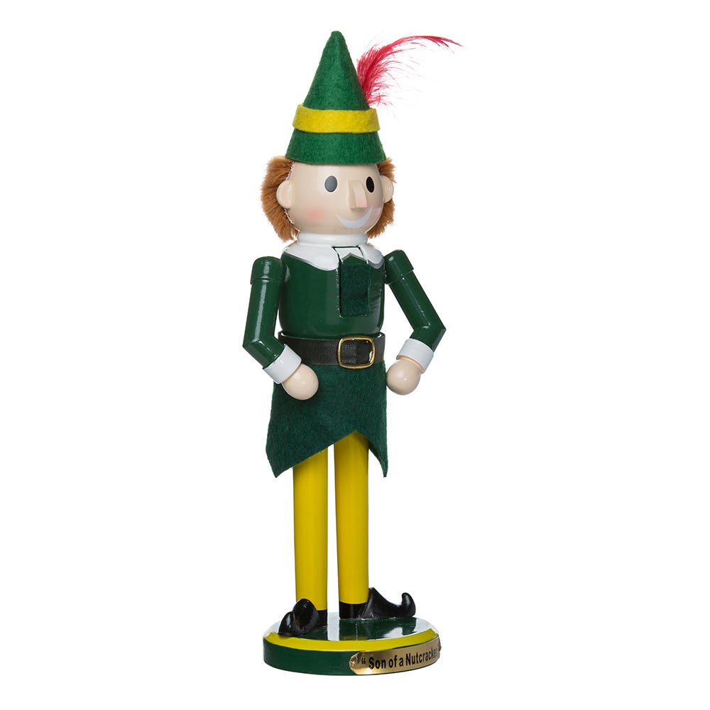 Wooden Buddy the Elf Nutcracker