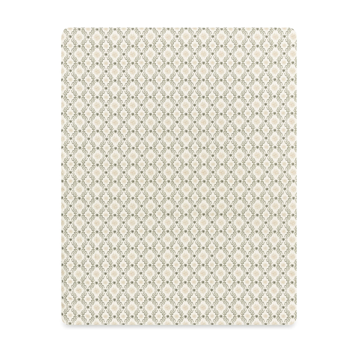 All-Stages® Midi Crib Sheet in GOTS Certified Organic Brushed Cotton by Nate Berkus in Juniper Star
