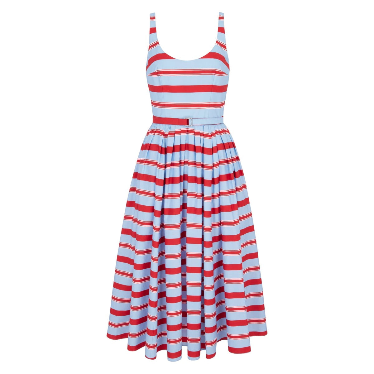 eglantine-dress-in-blue-red-striped-cotton-popclan