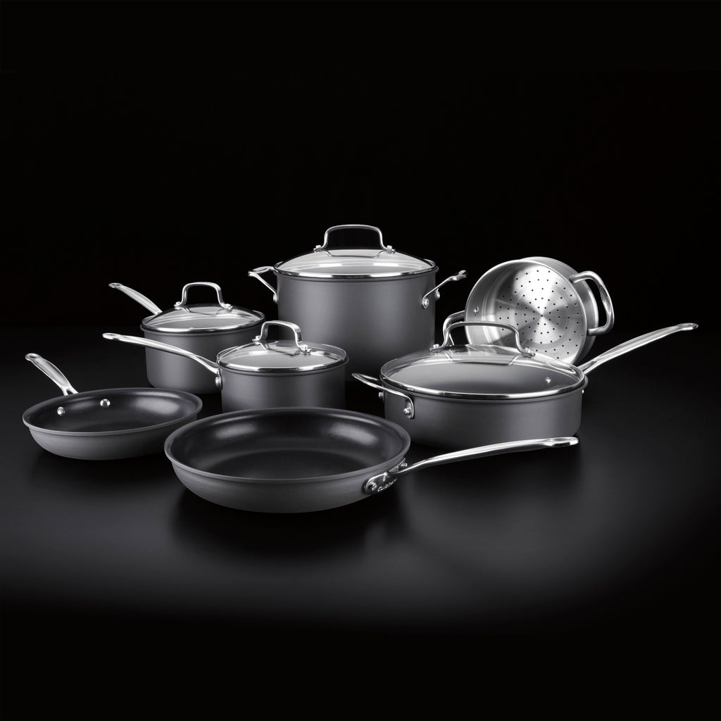 Chef's Classic® Nonstick Hard Anodized 11-Piece Set in Black