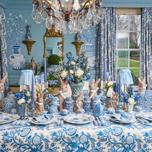 Blue Elizabeth Tablecloth