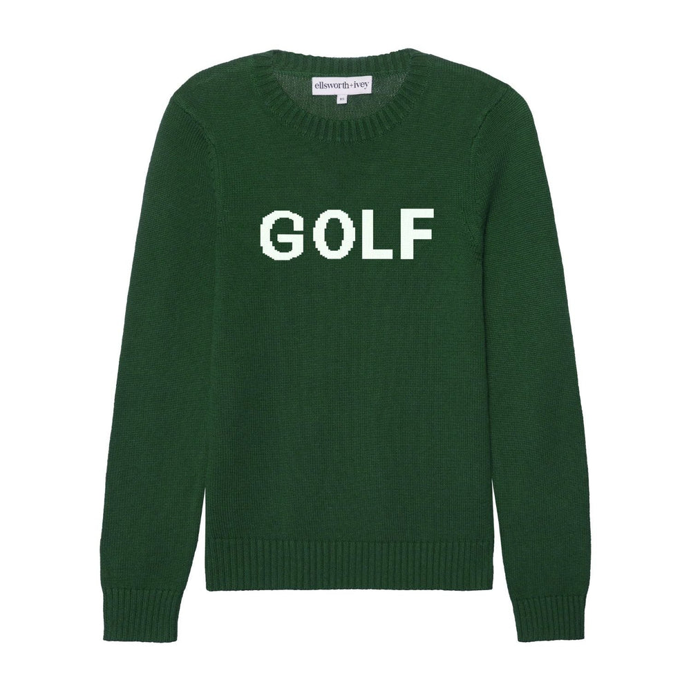 Classic Crew - Golf in Green and Ivory