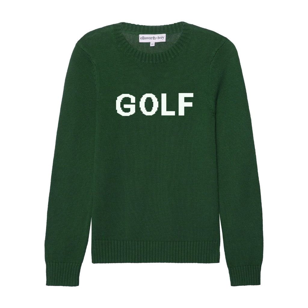 Classic Crew - Golf in Green and Ivory