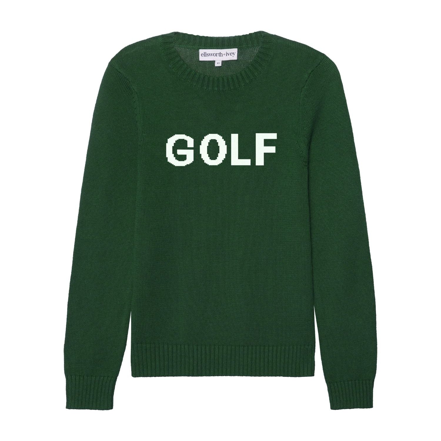 Classic Crew - Golf in Green and Ivory