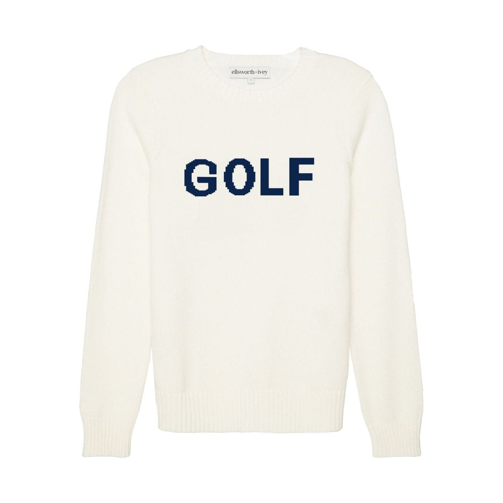 Classic Crew - Golf in Ivory and Navy