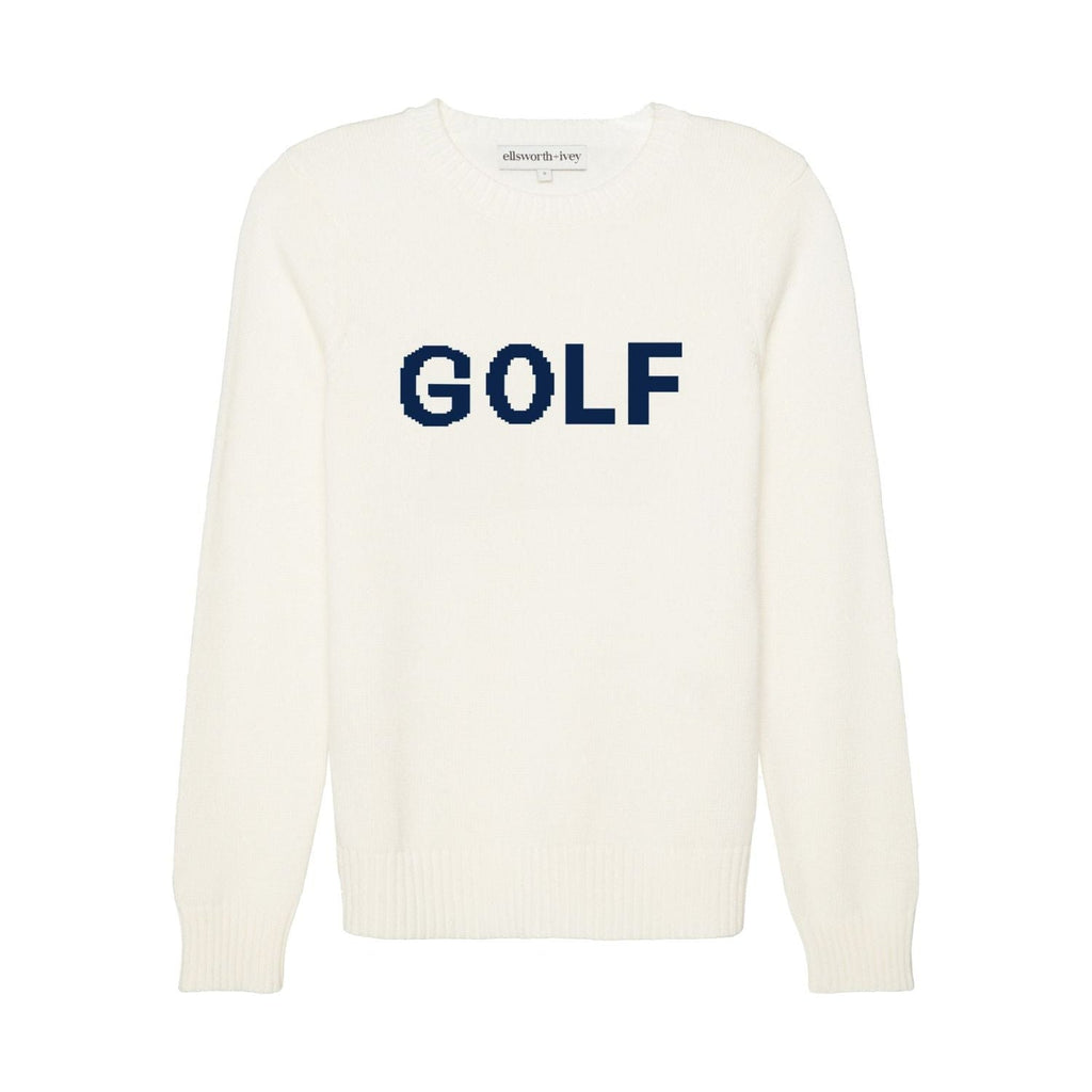 Classic Crew - Golf in Ivory and Navy