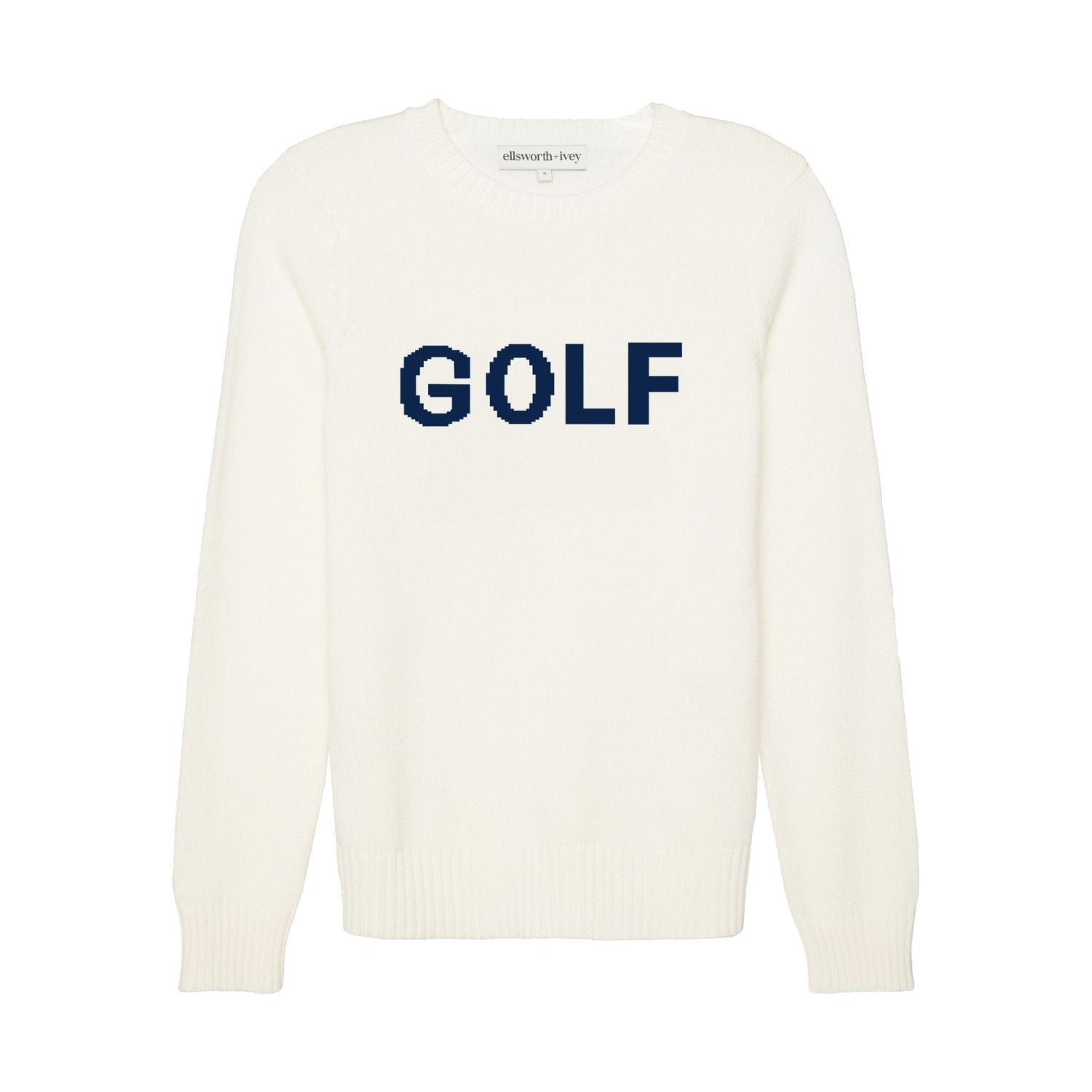 Classic Crew - Golf in Ivory and Navy