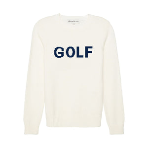 Classic Crew - Golf in Ivory and Navy