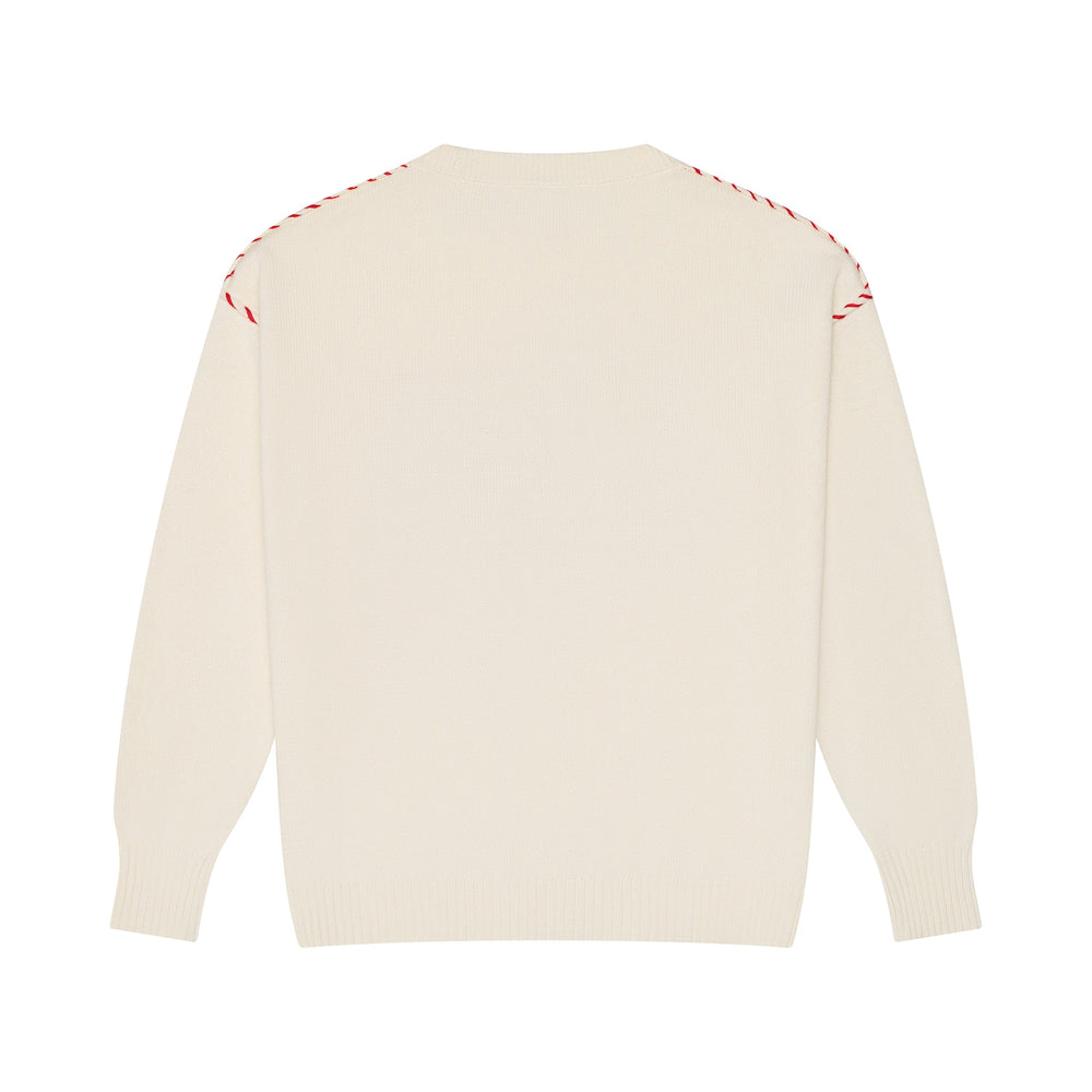Riley Crew - American Flag in Ivory