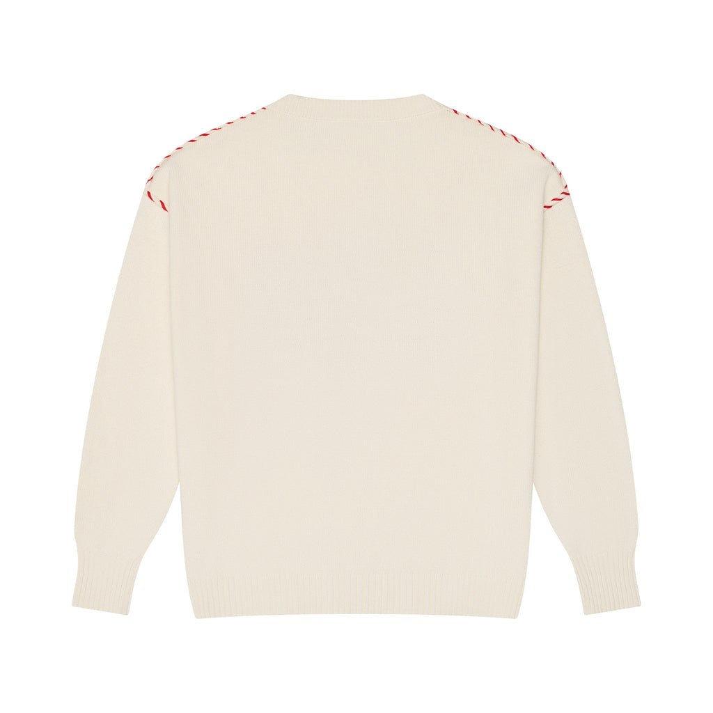 Riley Crew - American Flag in Ivory