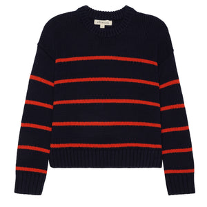 Elena Crew in Navy and Rust