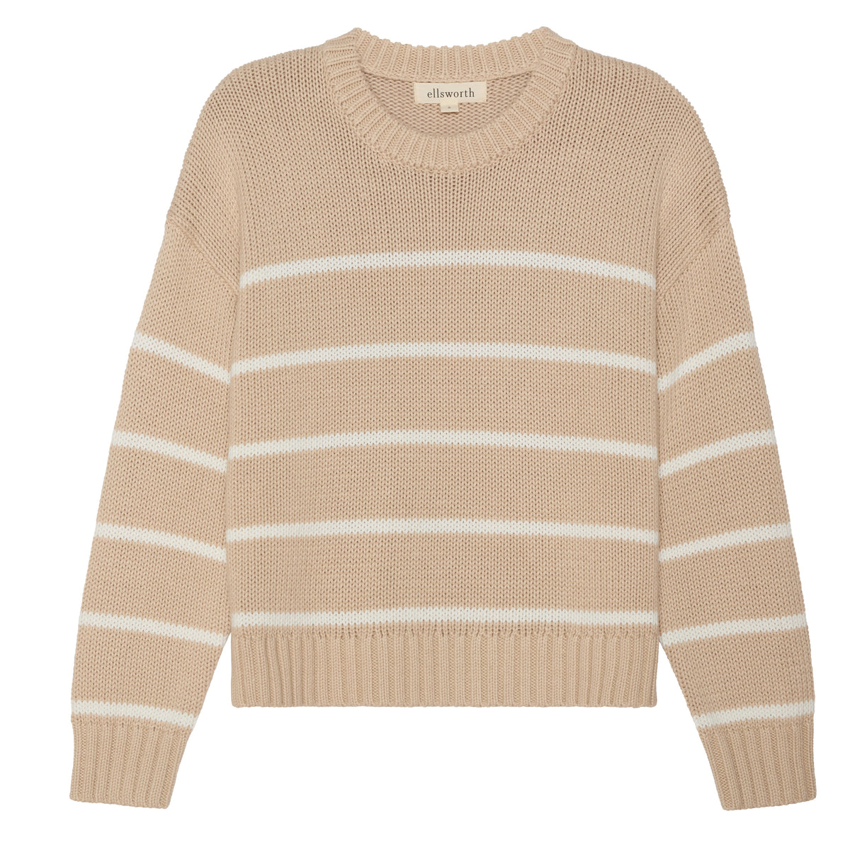 Elena Crew in Oatmeal and Ivory