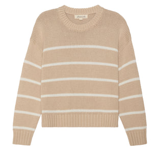 Elena Crew in Oatmeal and Ivory