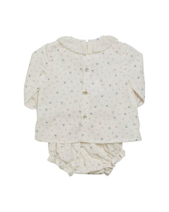 Elodie Set in Floral Print Corduroy