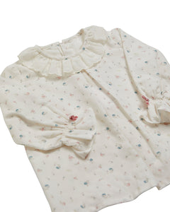 Elodie Set in Floral Print Corduroy