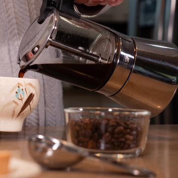 Stainless Steel Espresso Maker 6-Cup