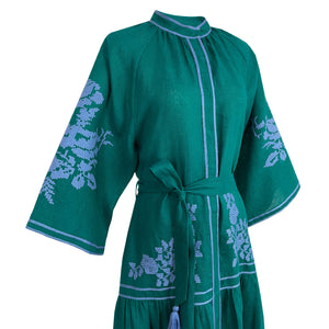 Emerald Swan Dress