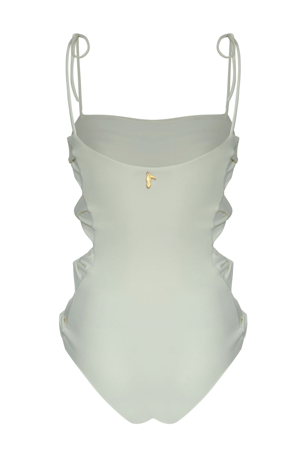 Tejada Pleated One Piece in Ivory
