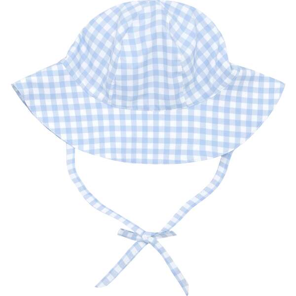 Baby Oasis Blue Gingham Sun Hat