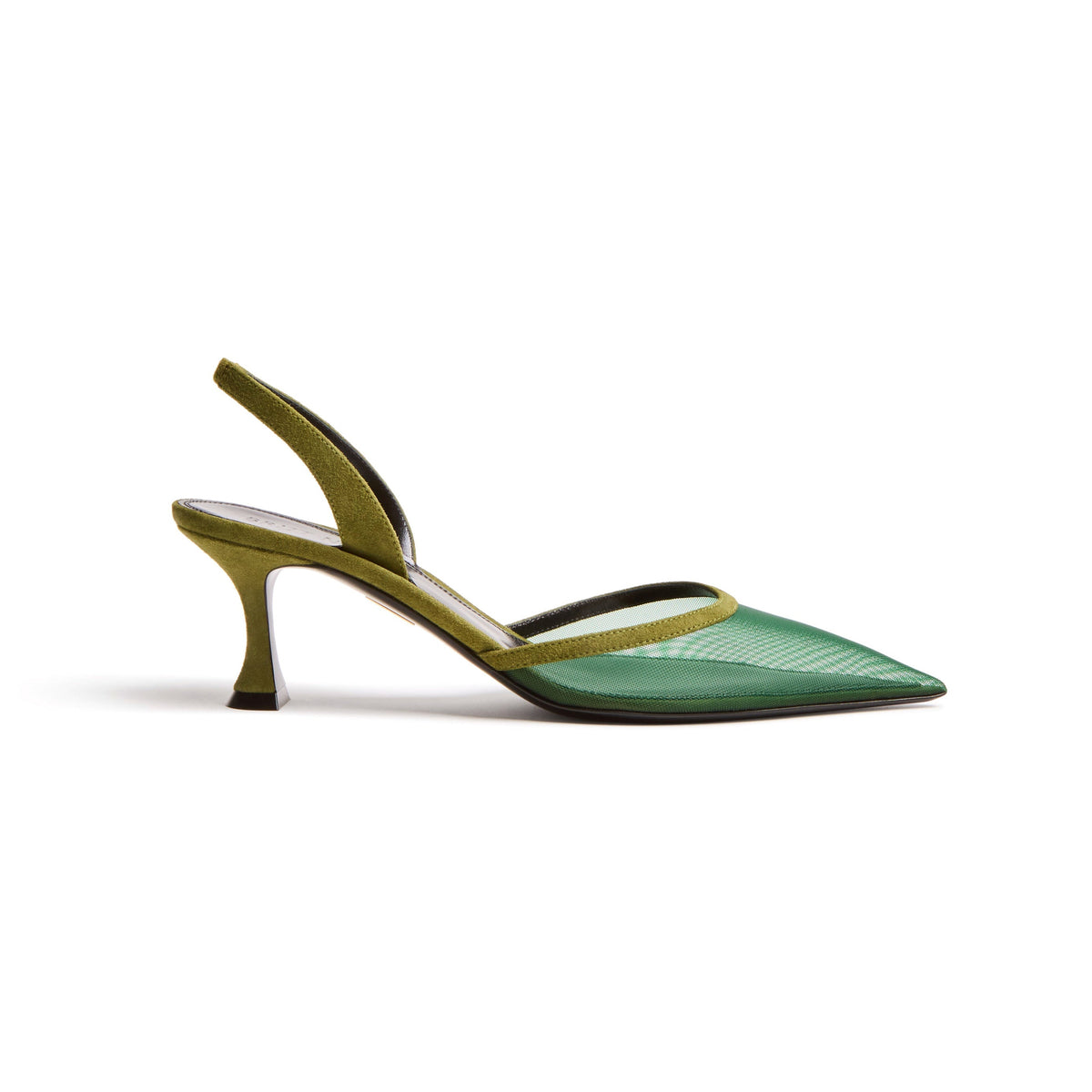 Esme 60 in Green Suede