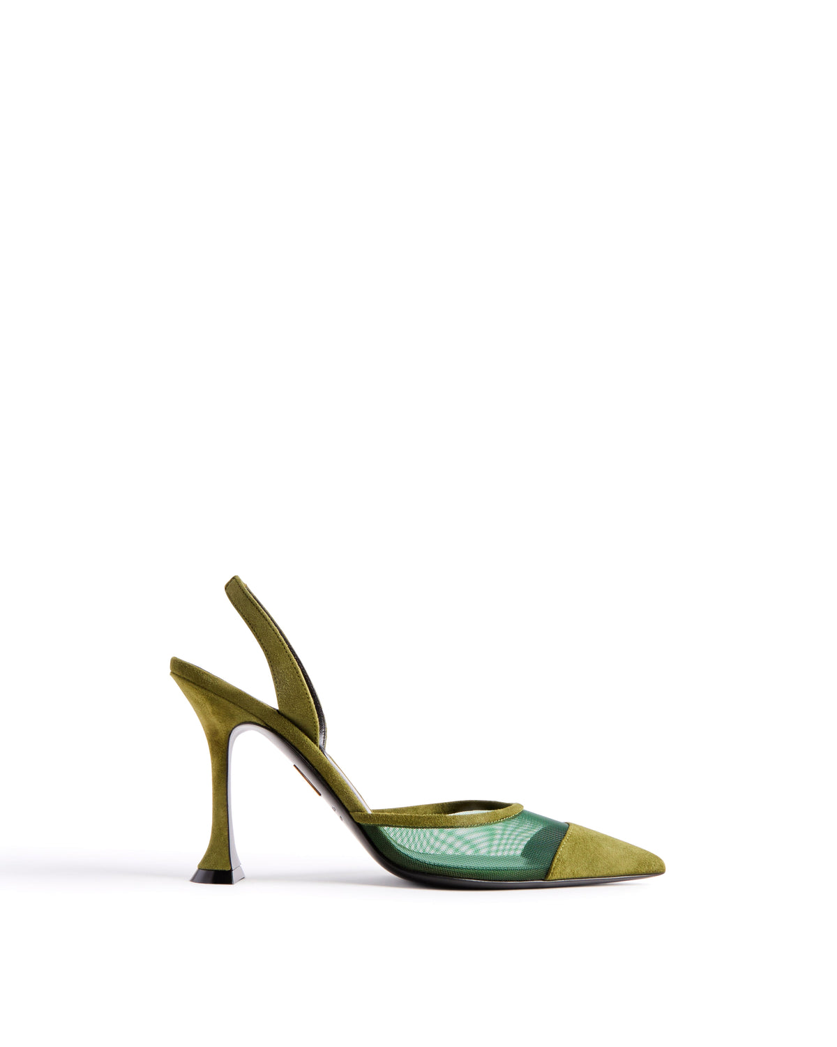 Esme 95 in Green Suede