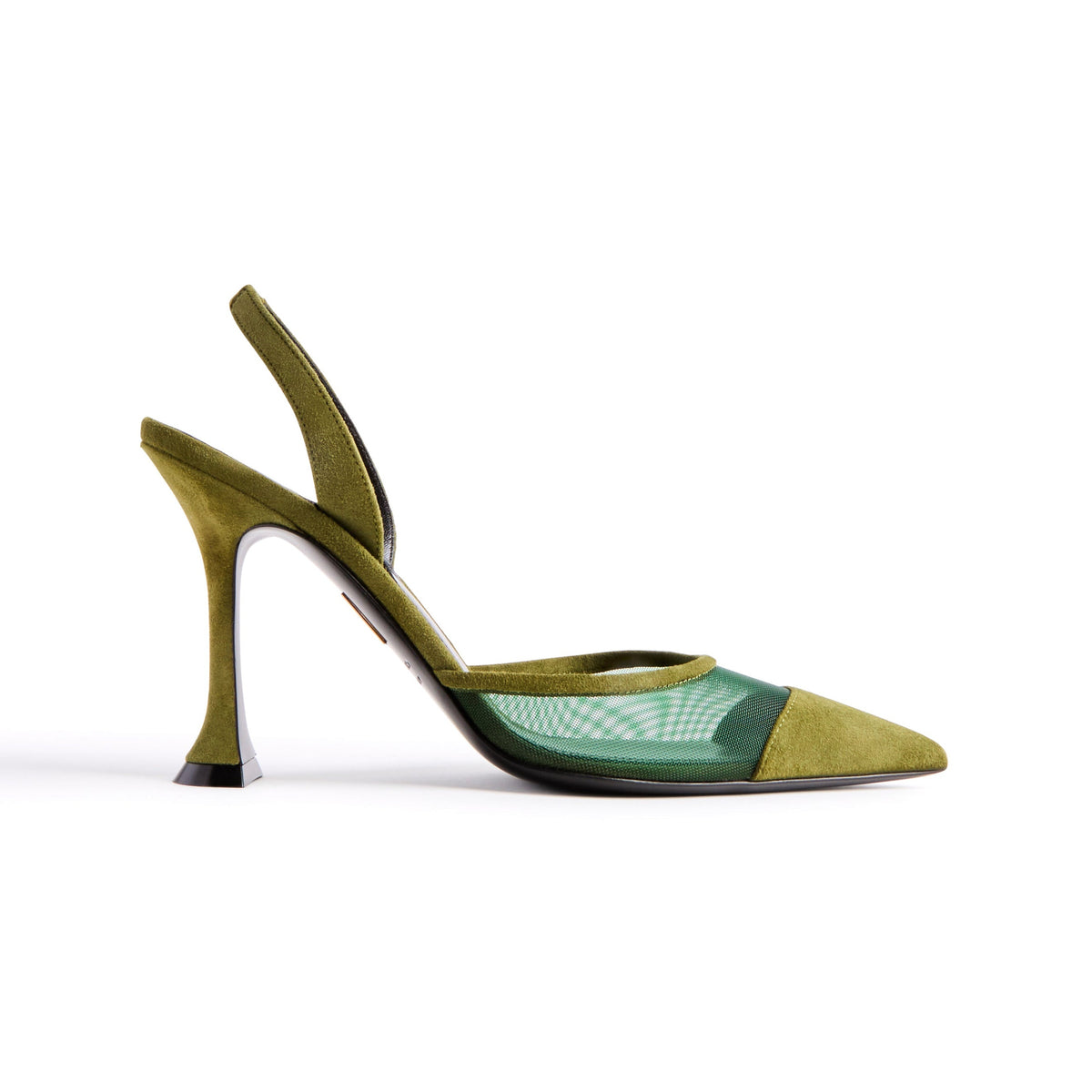 Esme 95 in Green Suede