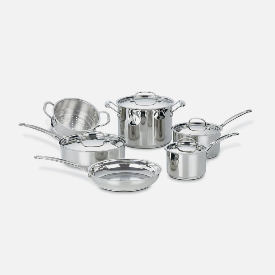 Chef's Classic® Stainless 10-Piece Set in Stainless Steel