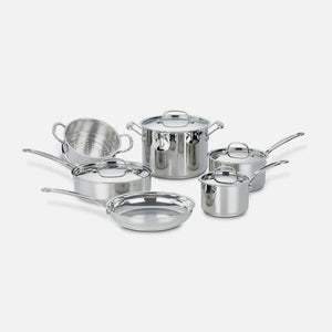 Chef's Classic® Stainless 10-Piece Set in Stainless Steel