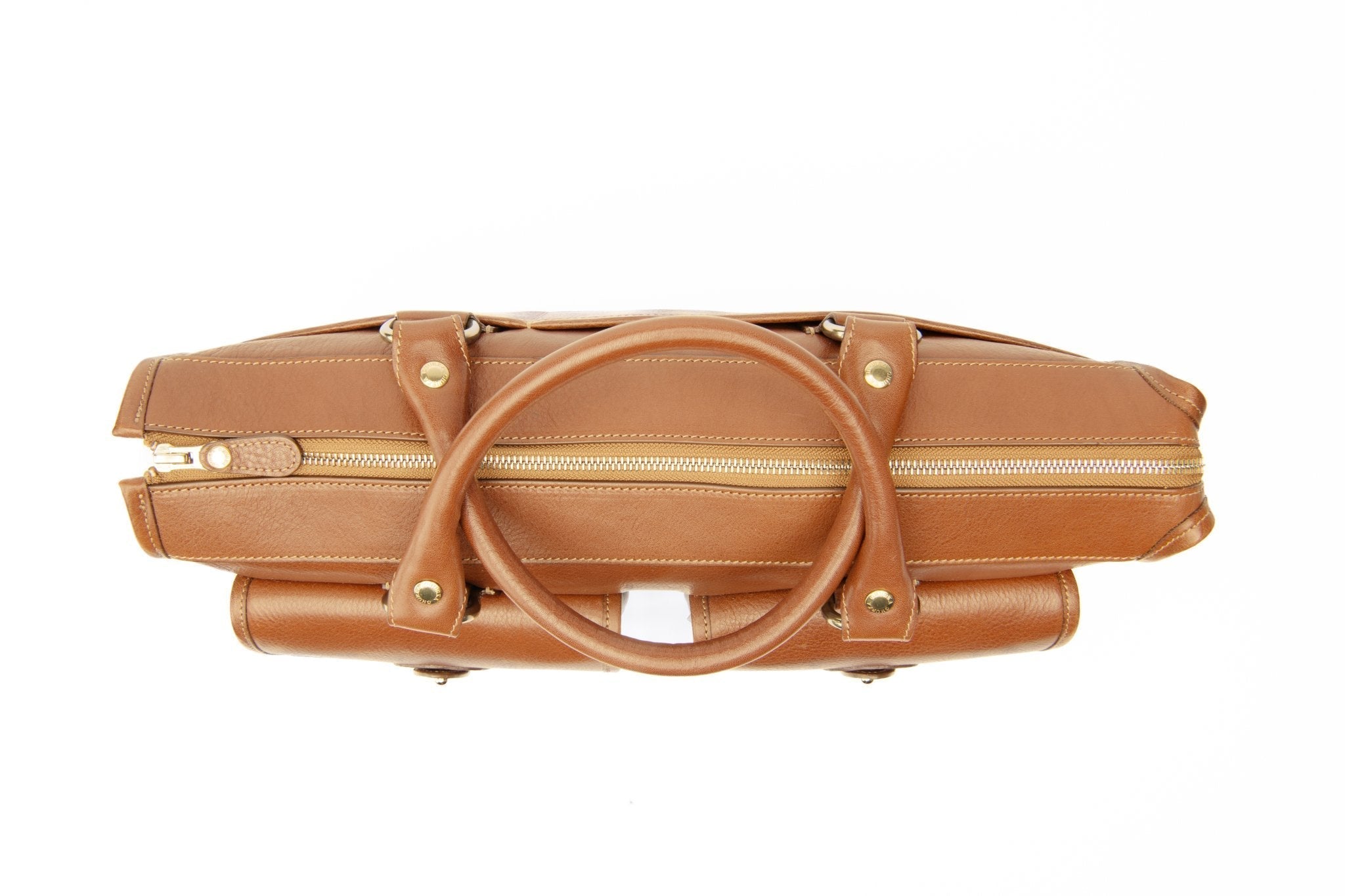 Examiner No. 5 | Vintage Tan Leather Briefcase | Over The Moon