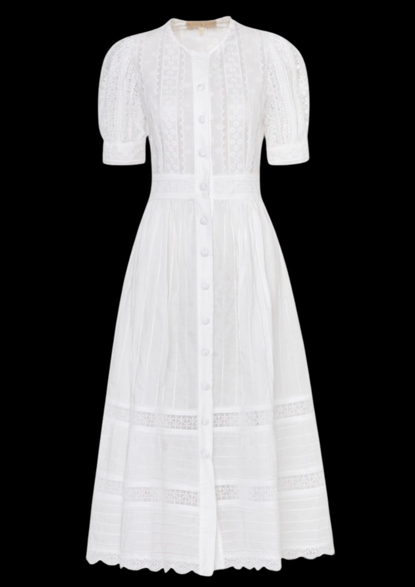 Juliette Maxi Dress in White