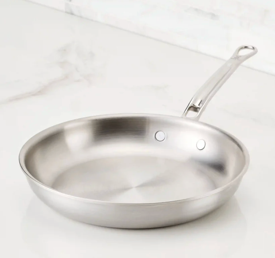 8" Commercial Clad Stainless Steel Skillet