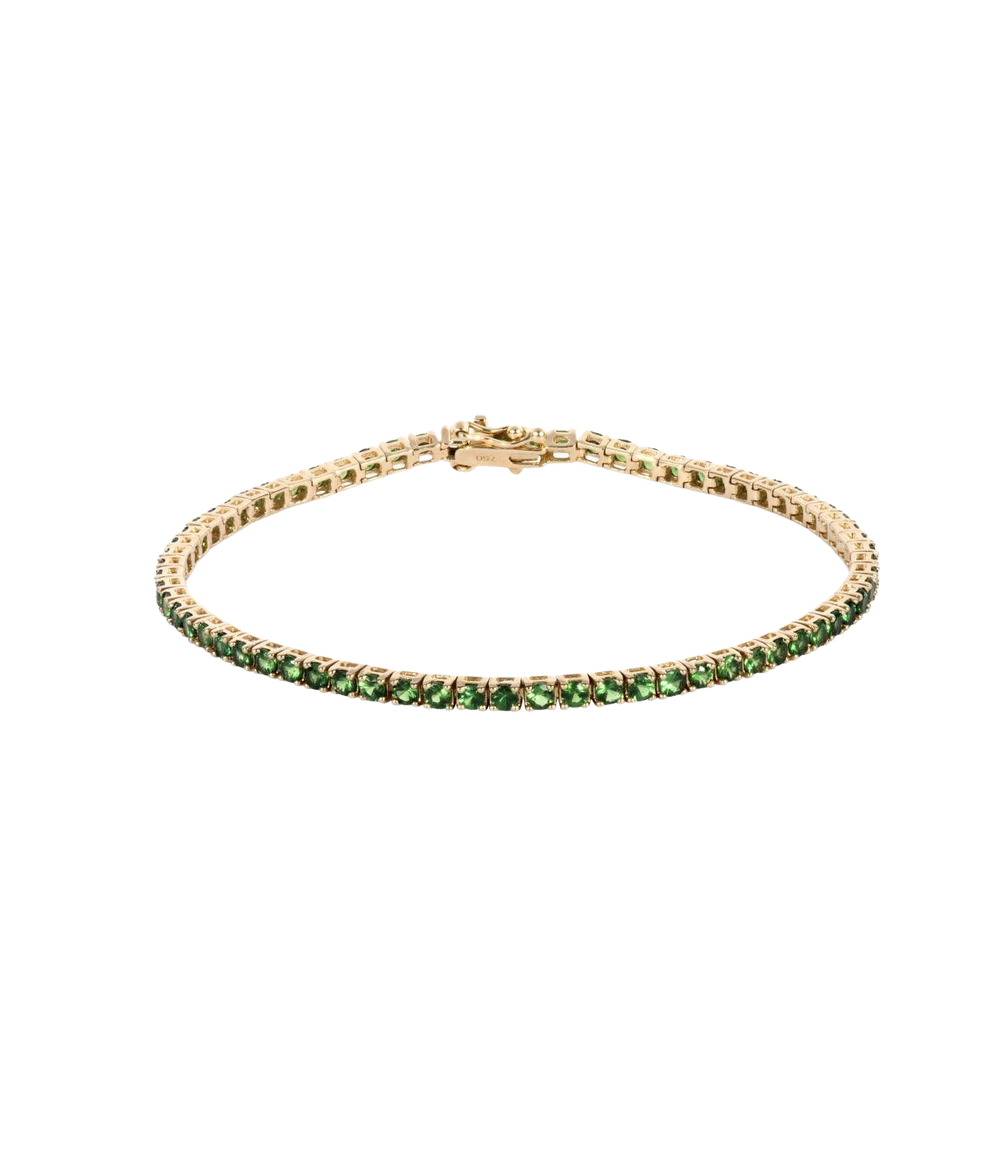 Green Tsavorite Tennis Bracelet