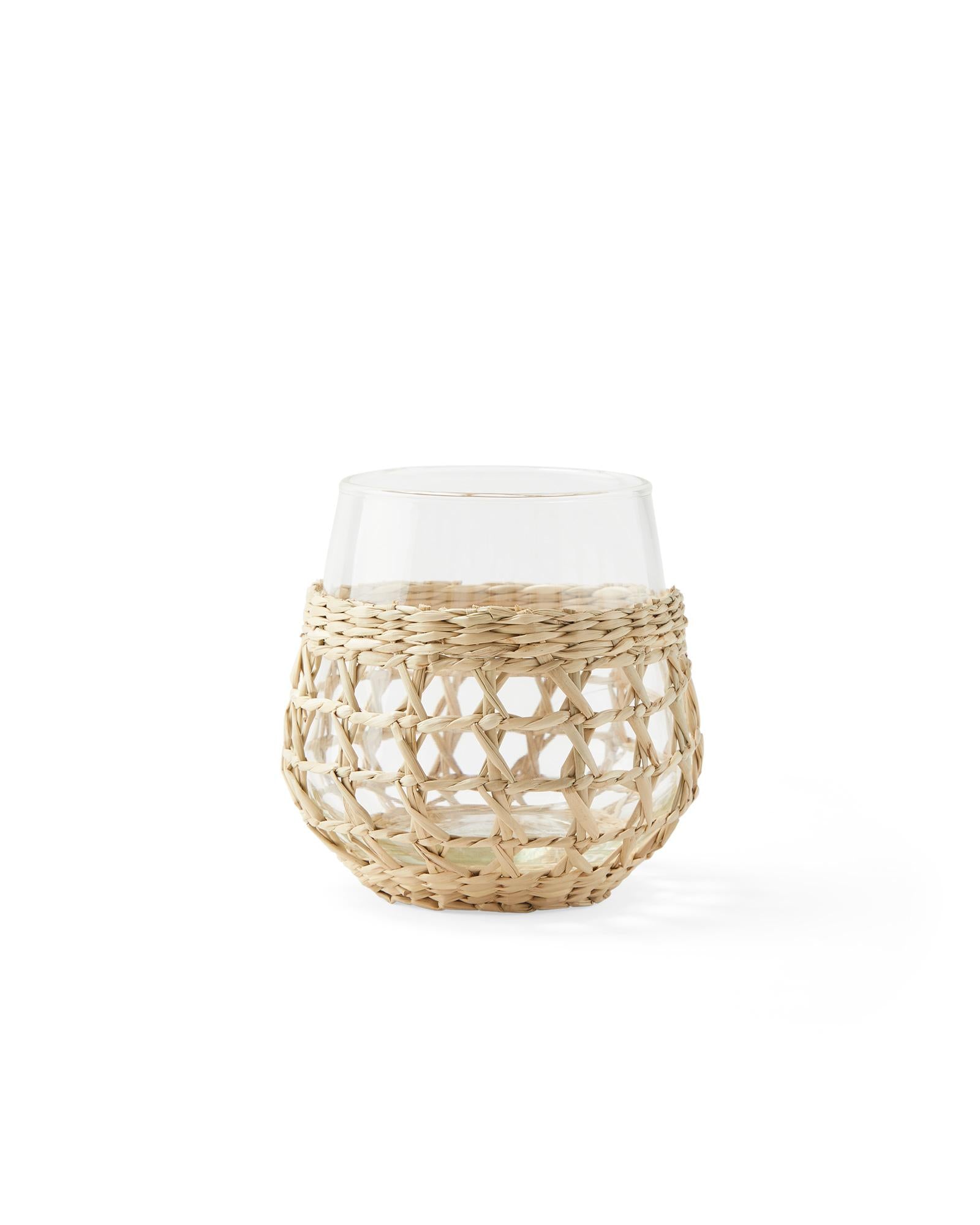 Cayman Seagrass Wine Glasses (Set of 4)
