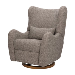 Westham Electronic Recliner and Glider with USB Port by Nate Berkus in Performance Earth Slub Weave with Toffee Base