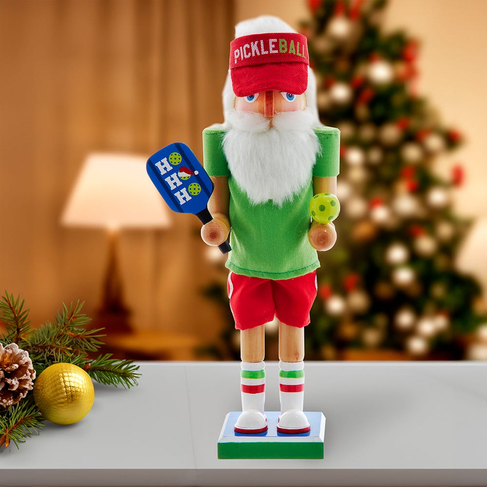 Wooden Pickleball Nutcracker