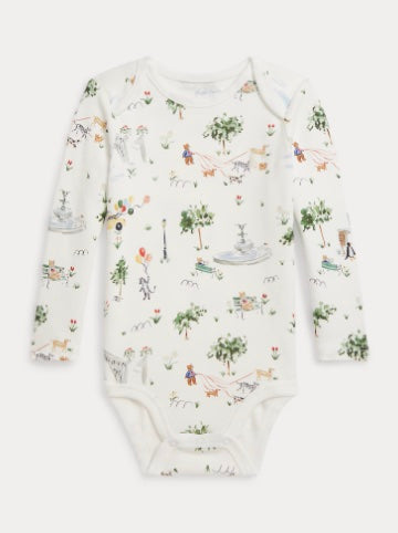 RL Baby x Riley Sheehey Cotton Bodysuit