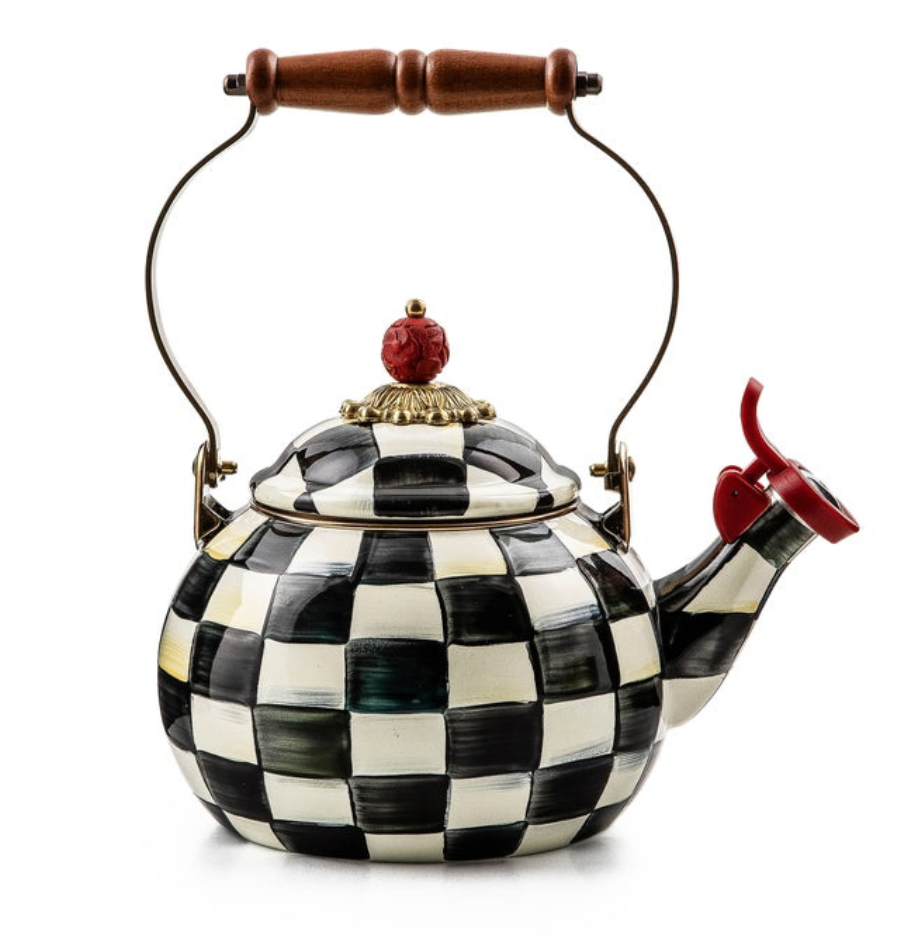 Courtly Check Whistling Tea Kettle