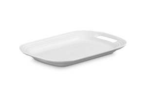 Serving Platter, 14" in White