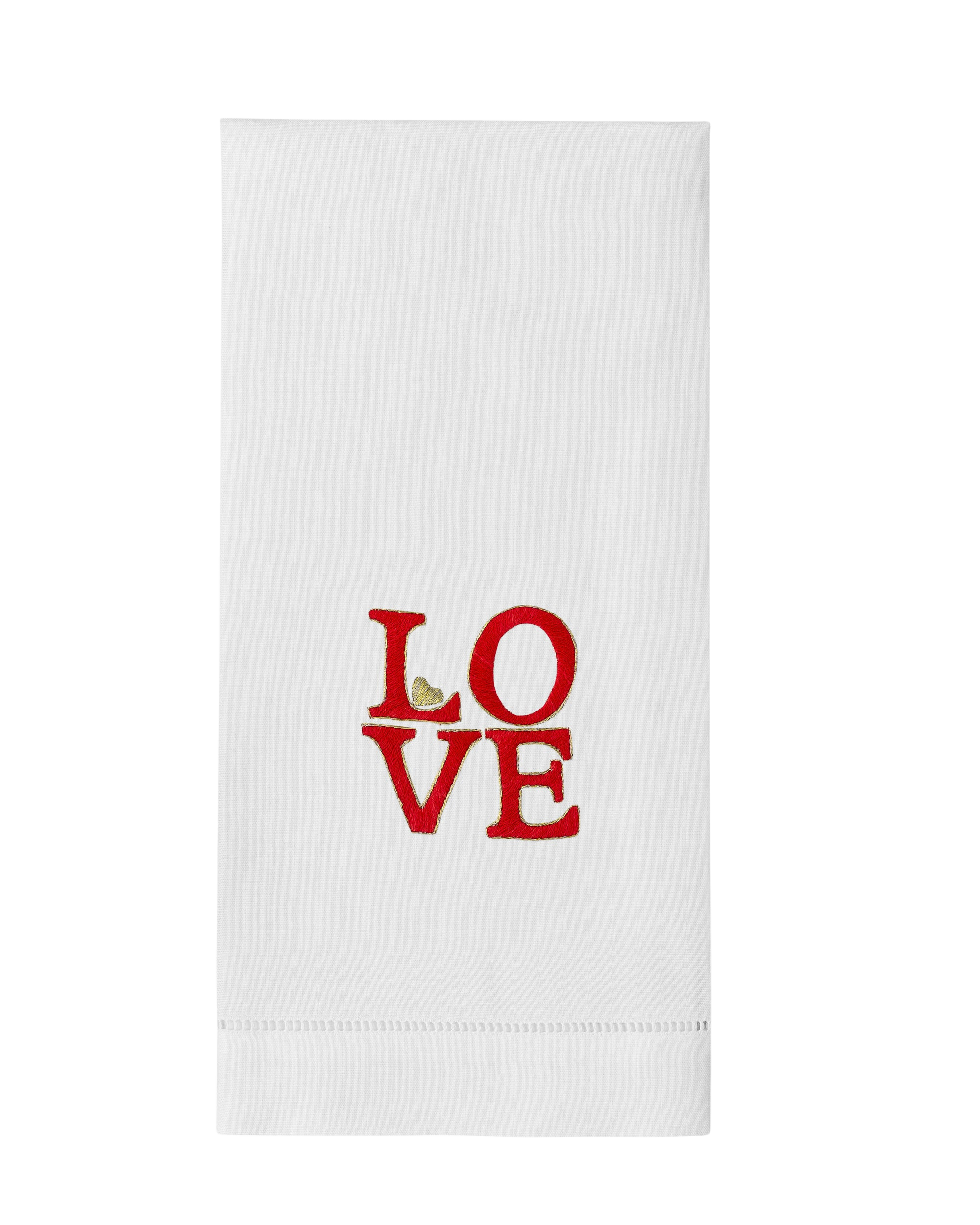 LOVE Square Hand Towel